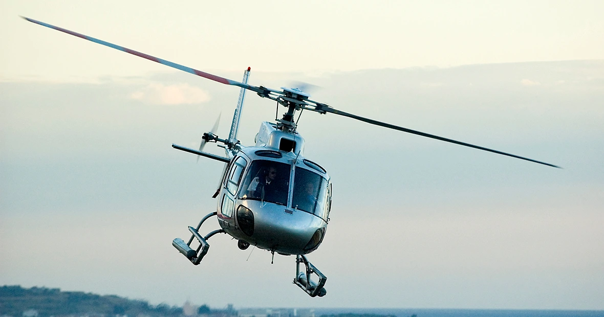 helicoptere entre nice et monaco